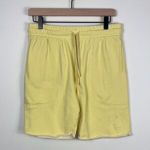 Overtime Sweat Shorts Basketball Yellow Size Small Cotton Unisex